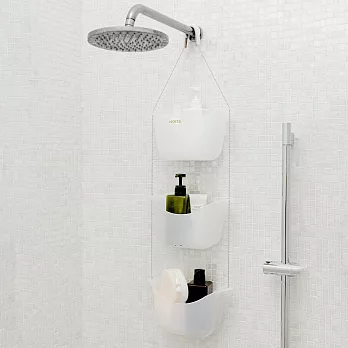 《Umbra》Bask吊掛式浴室瀝水置物籃3入 | 浴室收納架 瓶罐置物架