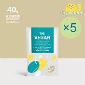 【THE VEGAN 樂維根】純素植物性優蛋白-無加糖豆漿(40g) x 5包