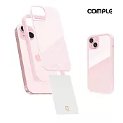 COMPLE iPhone 15 Plus 6.7吋專用 MagSafe感應式卡槽防摔保護殼(多色) 粉