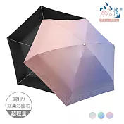 【雨之情】抗UV漸層口袋傘  粉紫漸層