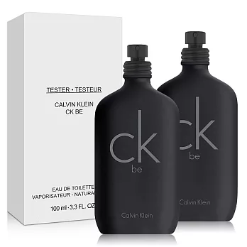 Calvin Klein 凱文克萊 CK be 男性淡香水-Tester(100ml)X2入