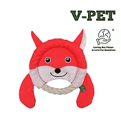 狗狗專用【飛盤系列】耐咬耐磨玩具 V-PET 玩偶 （共3款） 尺寸大 狐狸大
