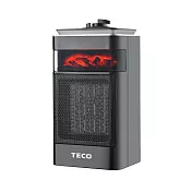 【TECO東元】3D擬真火焰PTC陶瓷電暖器/暖氣機(XYFYN4001CB) 黑色