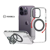 VOORCA 非凡360系列 iPhone 14 Pro Max 6.7吋 旋轉磁吸立架 軍規防摔保護殼 太空灰