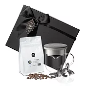 【PO:Selected】丹麥POx黑沃耶加雪菲咖啡禮盒組(玻璃咖啡杯350ml-共4色) 黑灰