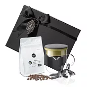 【PO:Selected】丹麥POx黑沃耶加雪菲咖啡禮盒組(玻璃咖啡杯350ml-共4色) 黑綠