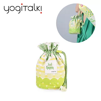 【yogiTalki】MIT 爵士.樂/綠樂曲 日本棉布 荷葉夾棉收納袋