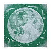 Hermes 愛馬仕 Clair de Lune 140 cm手工捲邊喀什米爾與真絲混紡方巾 綠/灰
