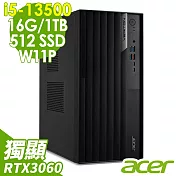 Acer Veriton VM8715G 雙碟商用電腦(i5-13500/16G/1TB+512G SSD/RTX3060_8G/W11P)