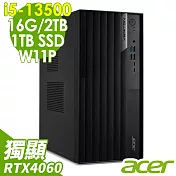 Acer Veriton VM8715G 雙碟商用電腦(i5-13500/16G/2TB+1TB SSD/RTX4060_8G/W11P)