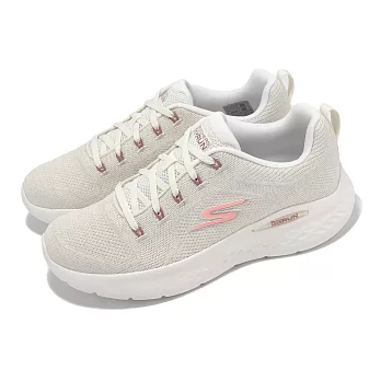 Skechers 慢跑鞋 Go Run Lite-Pure 女鞋 米 粉紅 透氣 緩震 回彈鞋墊 健走 運動鞋  129429NTPK