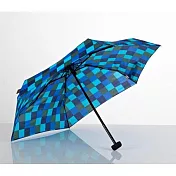 長毛象-德國[EuroSCHIRM] 全世界最強雨傘品牌 DAINTY / 輕巧迷你晴雨傘 (方格亮藍)
