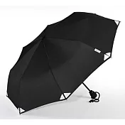 長毛象-德國[EuroSCHIRM] 全世界最強雨傘品牌 LIGHT TREK AUTOMATIC / 高彈性抗鏽自動傘 黑-反光