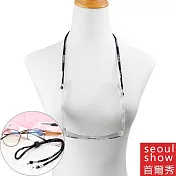 seoul show首爾秀 SPORTS運動可調節太陽眼鏡鍊光學眼鏡防丟鍊  黑色