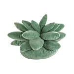 Beroso倍麗森療癒系多肉植物植栽抱枕靠枕 墨綠色