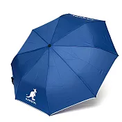 KANGOL - 英國袋鼠輕量耐用晴雨兩用8骨摺疊短雨傘 藍色
