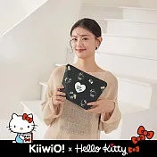 Hello Kitty x Kiiwi O! 聯名款．實用大容量收納包 愛心凱蒂  黑