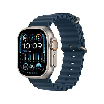 Apple Watch Ultra 2 LTE 鈦金屬錶殼配海洋錶環 (海洋藍色)