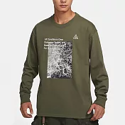 NIKE AS M NRG ACG TEE LS FOREST 男長袖上衣-綠-FN7319222 S 綠色