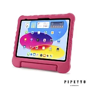 PIPETTO iPad 第10代 (10.9吋) Activity 兒童用可提防摔保護套-粉紅色