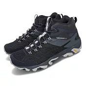 Merrell 戶外鞋 Moab FST 2 Mid GTX 男鞋 藍 黑 防水 中筒 登山 郊山 越野 ML77495