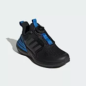 ADIDAS RapidaSport BOA K 防潑水 中大童跑步鞋-黑藍-IF0371 20 黑色
