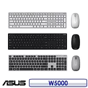 ASUS 華碩 W5000 無線鍵盤滑鼠組 全黑