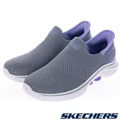 SKECHERS GO WALK 7 女健走鞋-灰紫-125231GYLV US6.5 灰色