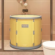 【AOTTO】升級款免安裝折疊泡澡桶(三色可選) 寶寶黃