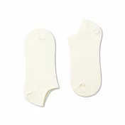 WARX除臭襪 薄款經典素色船型襪-奶油黃 M22-25cm