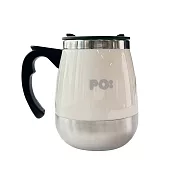 【PO:Selected】丹麥不鏽鋼咖啡保溫胖胖杯450ml (共4色) 白
