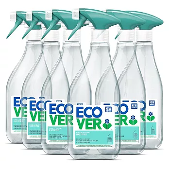 【箱購】ECOVER宜珂 綠能生態玻璃清潔劑 500mlx6