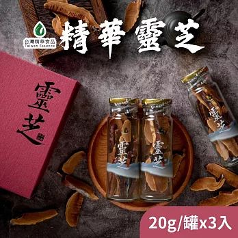 【台灣精華食品】精華靈芝 2盒(20gx3入/盒)