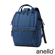 anello EXPAND3 旗艦店限定版 防潑水機能性 口金後背包 Regular size 深藍