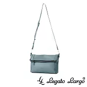 Legato Largo 2WAY 機能性多收納 折口造型斜背包- 綠色