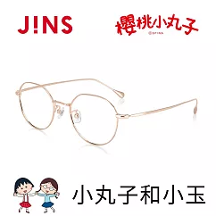 JINS 櫻桃小丸子眼鏡─小丸子和小玉(UMF─24S─001) 玫瑰金