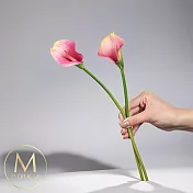 【Floral M】氣質仙女藕紫色海芋仿真花花材 （5入組）