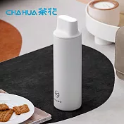 【茶花CHAHUA】316不鏽鋼銀離子抗菌真空保溫瓶-430ml- 象牙白