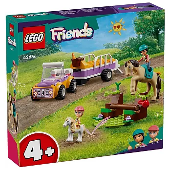 樂高LEGO Friends系列 - LT42634 馬兒和小馬拖車