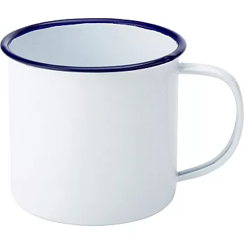 《Utopia》琺瑯馬克杯(藍白300ml) | 水杯 茶杯 咖啡杯 露營杯 琺瑯杯