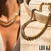 LUV AJ 好萊塢潮牌 錘擊質感 金色愛心造型項鍊 FIORUCCI CHAIN