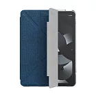 JTLEGEND iPad Air 10.9吋 Amos Pro 相機快取多角度折疊布紋套(含Apple pencil磁扣) 海軍藍
