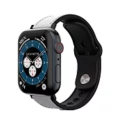 JTLEGEND Apple Watch 42/44/45/49mm Matrix 防潑水錶帶 淺灰