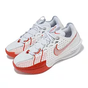 Nike Nike 籃球鞋 Zoom G.T. Cut 3 EP 白 紅 低筒 男鞋 GT 三代 DV2918-101
