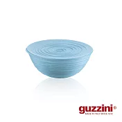 【Guzzini】Tierra環保材質圓形保鮮盒(含蓋)25cm ‧粉藍色