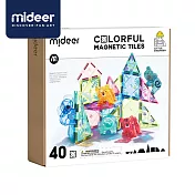 《MiDeer》-- 多彩透光磁力片-動物叢林(40PCS) ☆