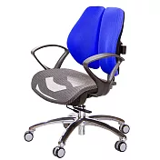 GXG 低雙背網座 工學椅(鋁腳/D字扶手)  TW-2805 LU4