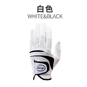 【LOTUS 樂特斯】TTYGJ 高爾夫羊皮手套 配戴左手 白色23碼