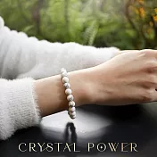 【Crystal Power】白紋石能量水晶手鍊