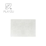 PLAYZU 歐美設計無毒巧拼地墊 波斯花系列 (62x62x1.2cm) 6入組 - 佼白銀月
